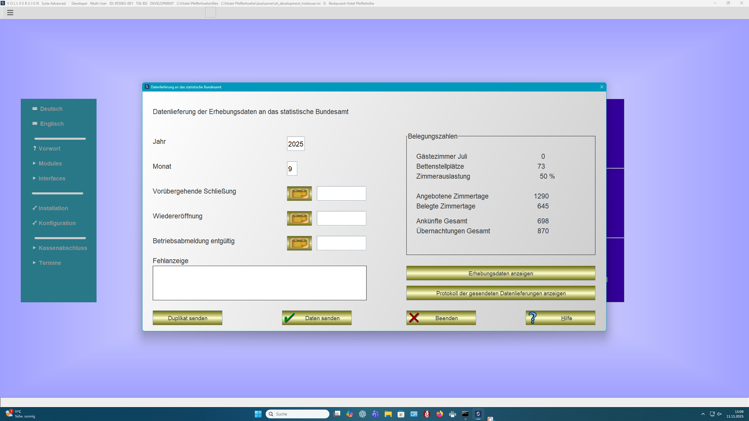 Suite Advanced Hotel Software (Server & Clients, Multi-User System)