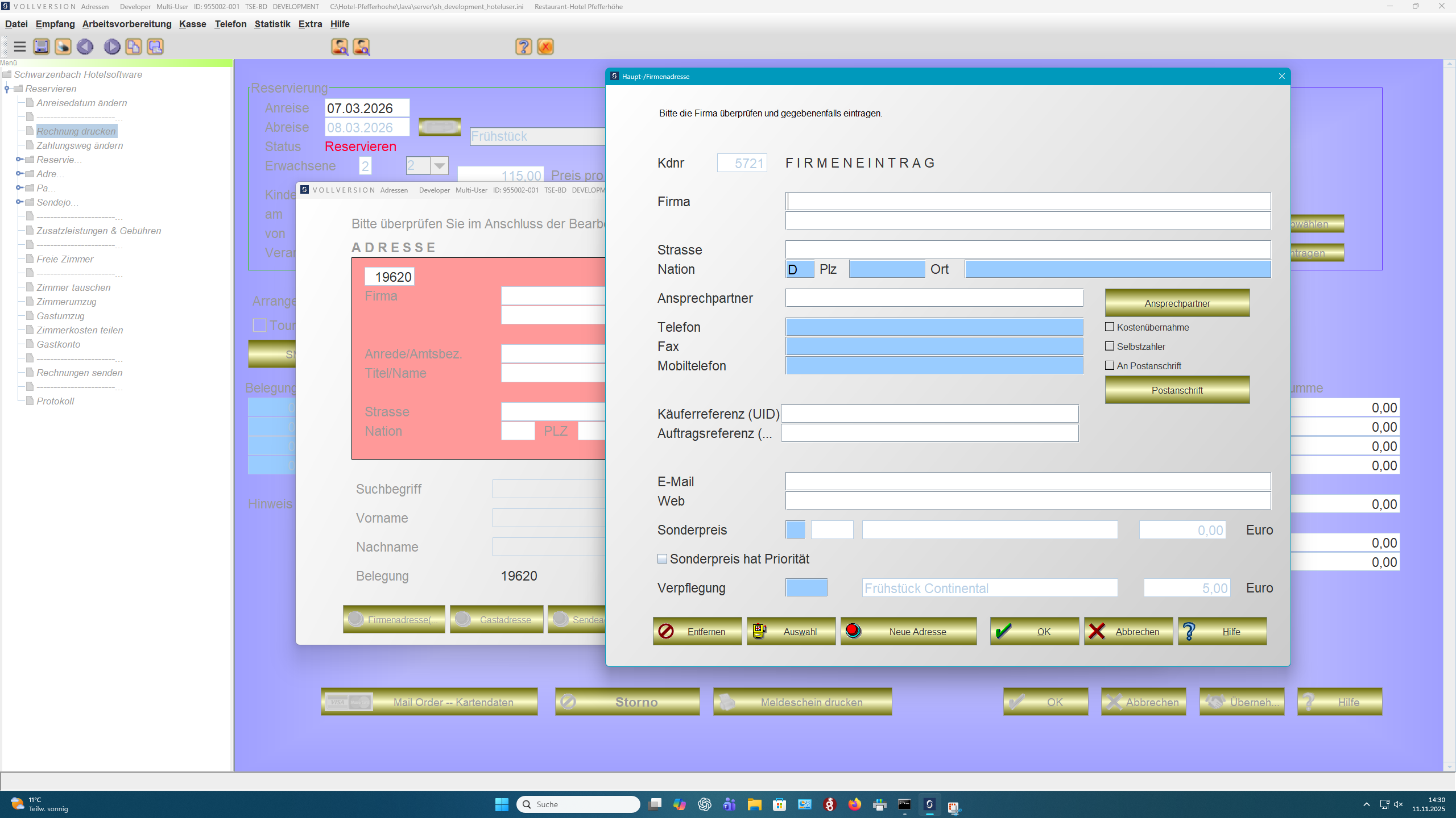 Suite Advanced Hotel Software (Server & Clients, Multi-User System)