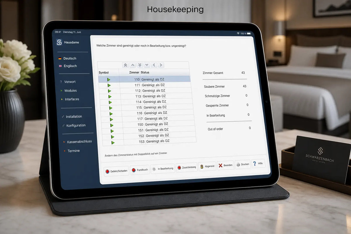 Suite Junior - PMS Hotel Software für Beherberungsbetriebe