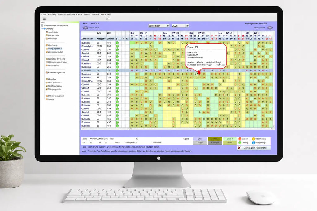 Suite Junior - PMS Hotel Software für Beherberungsbetriebe